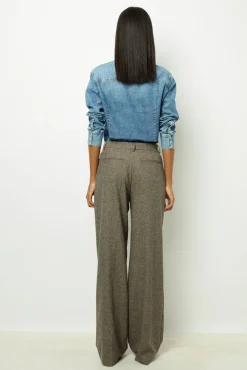 Wide-leg print pants - DALI