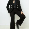 Wide-leg tweed pants - NADINE