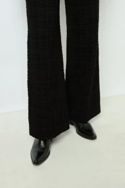 Wide-leg tweed pants - NADINE