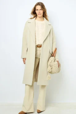 Wool and alpaca overcoat - LORIANNE