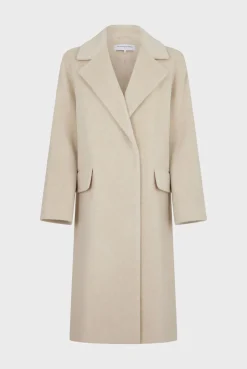 Wool and alpaca overcoat - LORIANNE