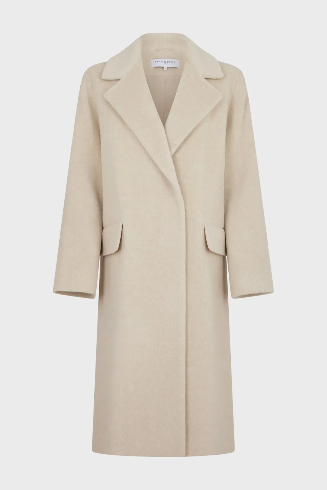 Wool and alpaca overcoat - LORIANNE