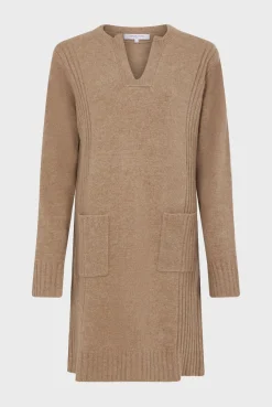 Wool and cashmere mini dress - SOFIA