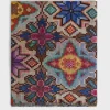 Wool and silk multicolored scarf - DAMIE