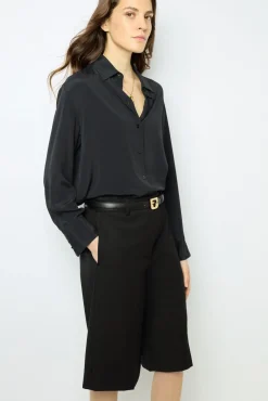 Wool blend Bermuda shorts - NEYLA