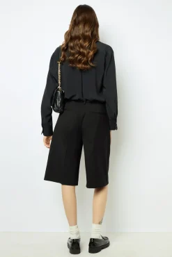 Wool blend Bermuda shorts - NEYLA