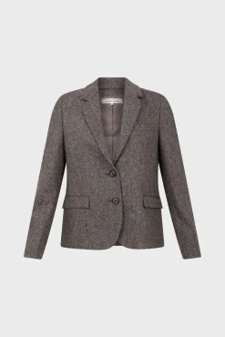 Wool herringbone jacket - EDDIE