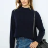 Wool sweater with stand up collar - JAINA